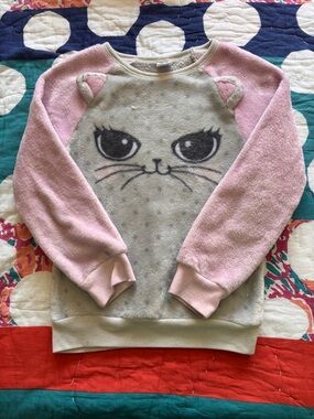 Cold Crush Kids Plush Cat Sweatshirt